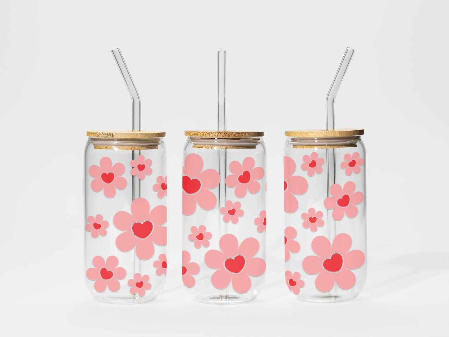 Verre en vitre - 16 oz - Daisy Love