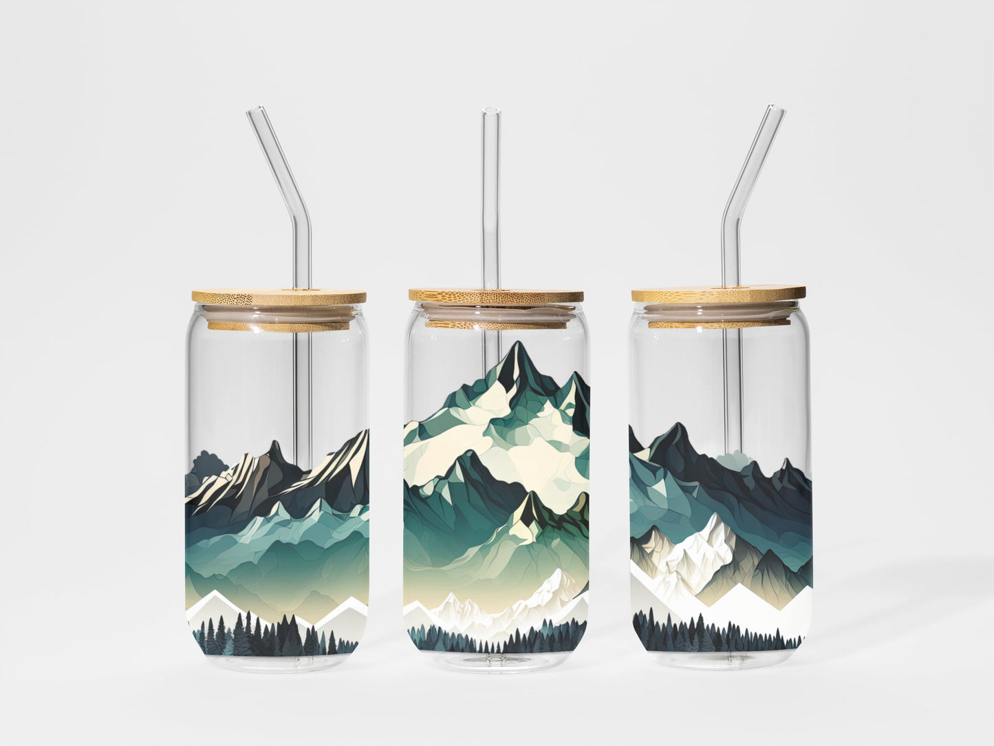 Verre en vitre - 16 oz - Montagne