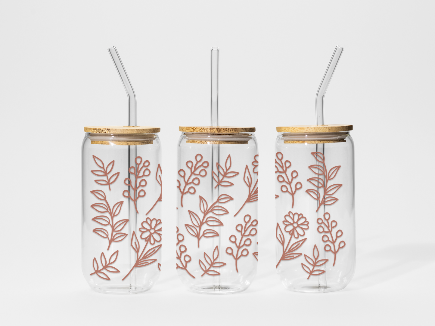 Glass tumbler - 16 oz - Minimalist