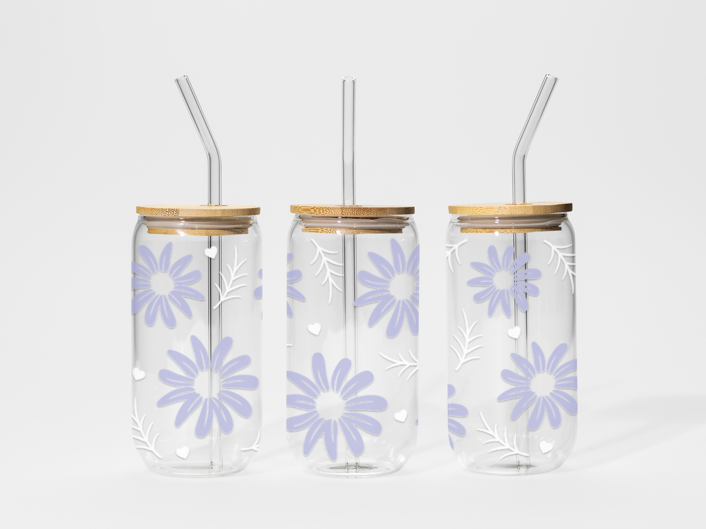 Verre en vitre - 16 oz - Daisy