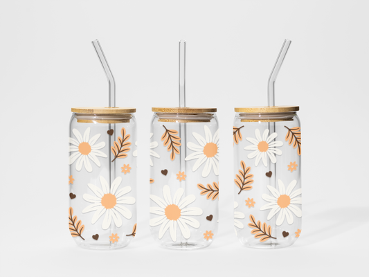 Verre en vitre - 16 oz - Daisy